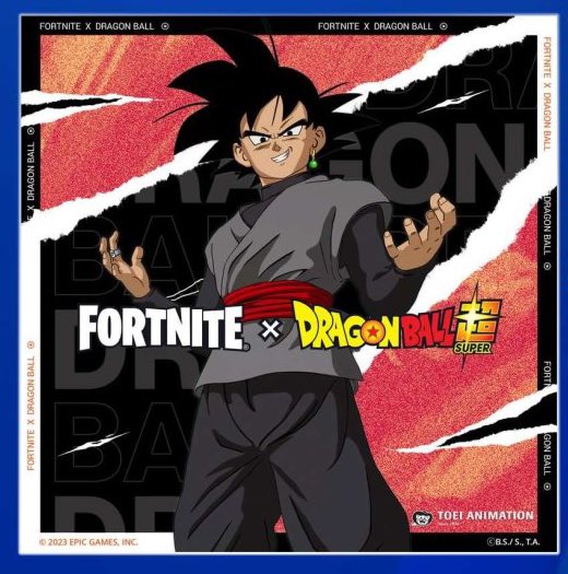 Happy Power on X: Apparently, over on PlayStation, we can see the first  look at Goku Black x Fortnite. via: @PoketOfficial   / X