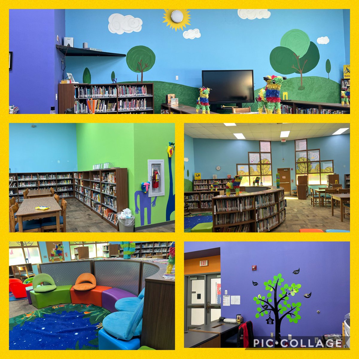 nadia_dlr's tweet photo. It’s #TeacherAppreciation year round at TIS. How do I show my teachers I appreciate them? Transform the library to create a beautiful space for all of us. #TISDProud https://t.co/oWRKMMzfOd