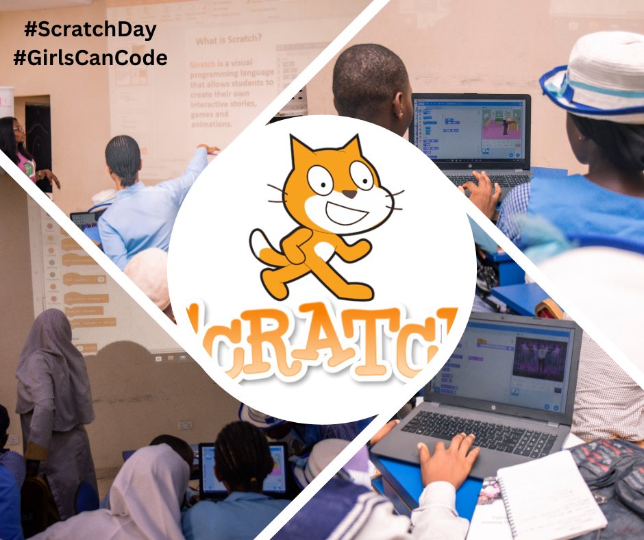 girlsvoices1's tweet photo. Scratch Day inspires a network of global events to celebrate the free creative coding platform and online community for kids. And as the world celebrates #ScratchDay we celebrate the girls we have introduced to the scratch app. Happy #ScratchDay! #GirlsCanCode #TeachGirlsTech https://t.co/CpHy6nOuxZ