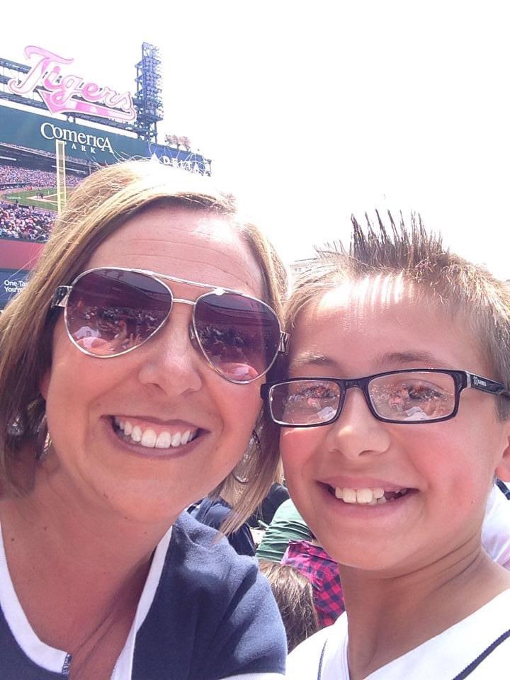 JAllenPrincipal's tweet photo. @waynestbaseball @Sam28Allen 9 yrs ago at Comerica and there you are on the field as a Warrior helping little ball players make dreams come true! Proud of you! https://t.co/WMwSdQxtNo