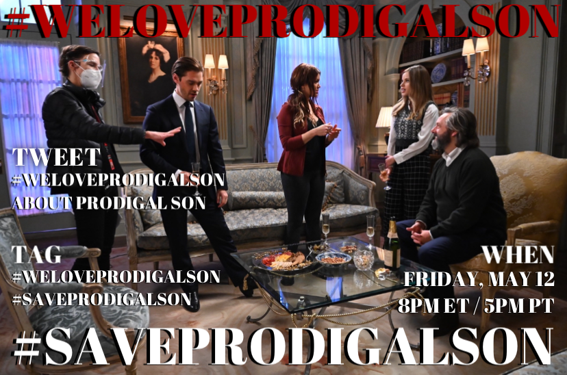 #SAVEPRODIGALSON FINAL TWEET PARTY 5/12 AT 8PM ET/5PM PT!    
→ Use #StartBelievingMe hashtag of the day.      →Make sure to hashtag #/WeLoveProdigalSon when the time comes!