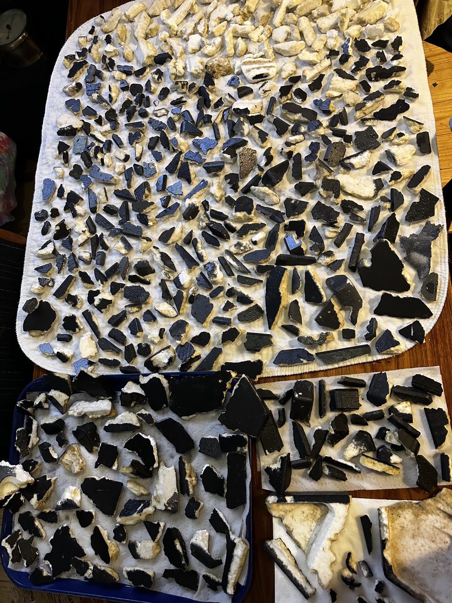 DrChrisCombs's tweet photo. Apparently all the Starship thermal protection system tiles started washing up on South Padre Island yesterday (~3 weeks post launch)

Lots of interesting photos from @bubbagucci who says “There is no way to not find these. They’re everywhere, up and down the island.” #SpaceX https://t.co/ZRjhOzLvAV