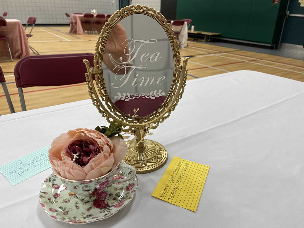staugustinewcd's tweet photo. Our Grade 8 classes had a tea party for their moms today!  Thanks to all the moms who love endlessly and unconditionally; we love you.  Thank you also to Mr. Hoffmann and Mrs. Ingram for organizing this beautiful afternoon. https://t.co/cOwphkgUdh