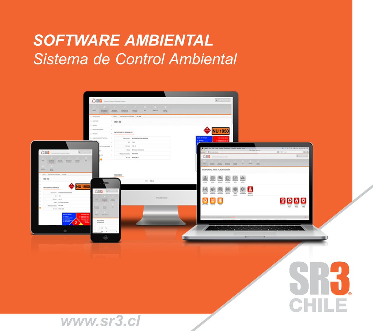 #SoftwareAmbiental
Sistema de Control y Gestión Ambiental

#SR3 un #Software de #GestiónAmbiental que optimiza y monitorea los procesos para hacerlos más eficientes.

#Antofagasta #Iquique #Calama #Copiapo #Atacama #LasCondes #Rengo #Temuco #Curico #PuertoMontt #Osorno #Coquimbo