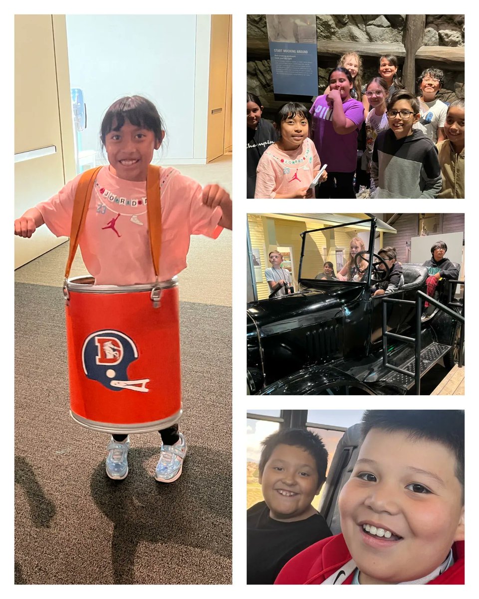 ColumbineES's tweet photo. Columbine 4th graders loved #HistoryColorado Museum! They worked in the Silverton Mine, experienced history's largest dust storm, explored Mesa Verde, &amp; saw artifacts of First Coloradoans, the Utes. Classroom learning come to life! @KarlaAllenbach  #StVrainStorm @SVPriorityPrgms https://t.co/brwcSbPQz5