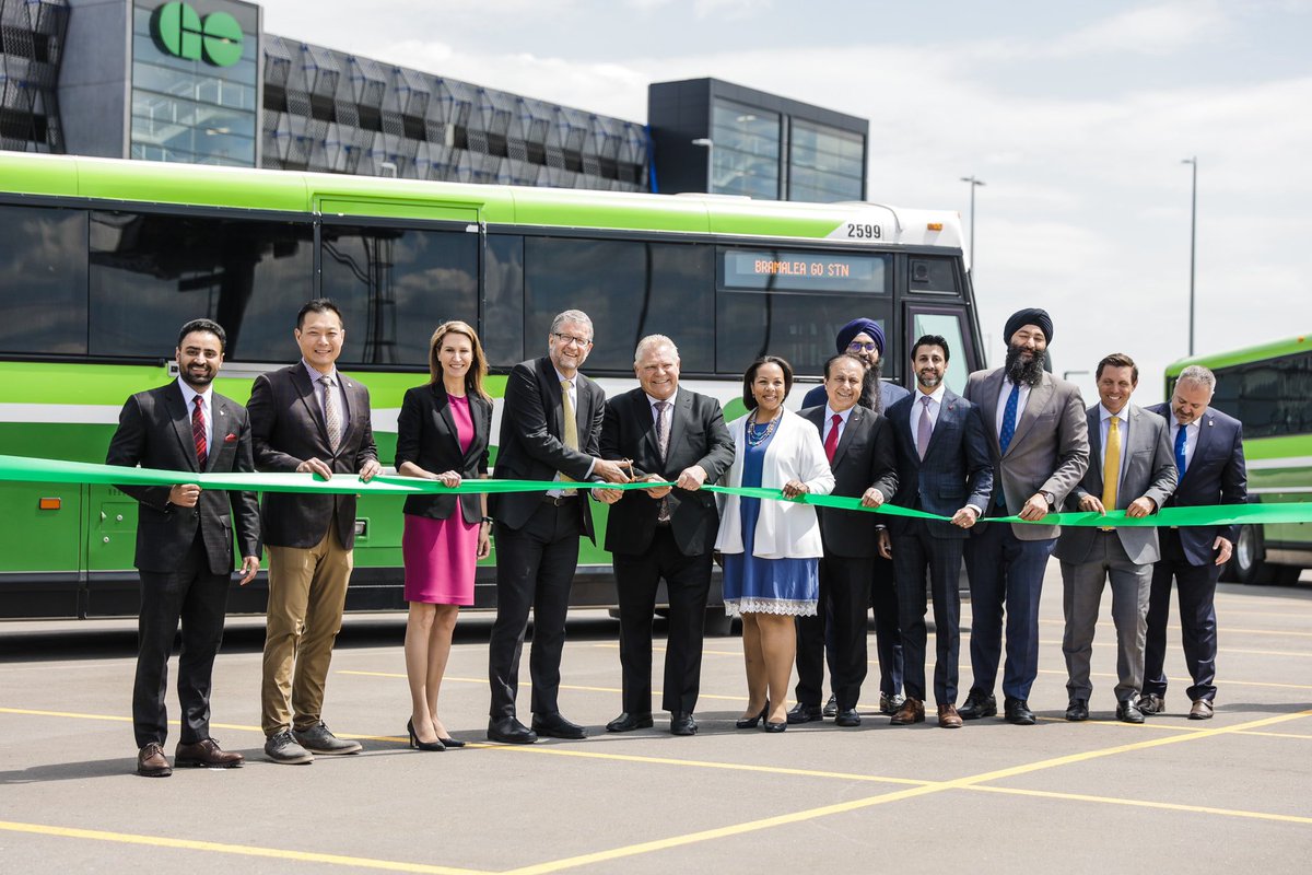 fordnation's tweet image. Today, we're proud to announce the completion of major upgrades at Bramalea @GOtransit station!

This means better transit access for @RegionWaterloo, @CityKitchener, @cityofguelph  and @CityBrampton.
