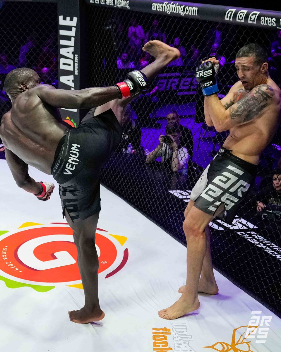 ARES Fighting Championship on Twitter "Ibrahim Mané for the victory! After 3 close rounds, he