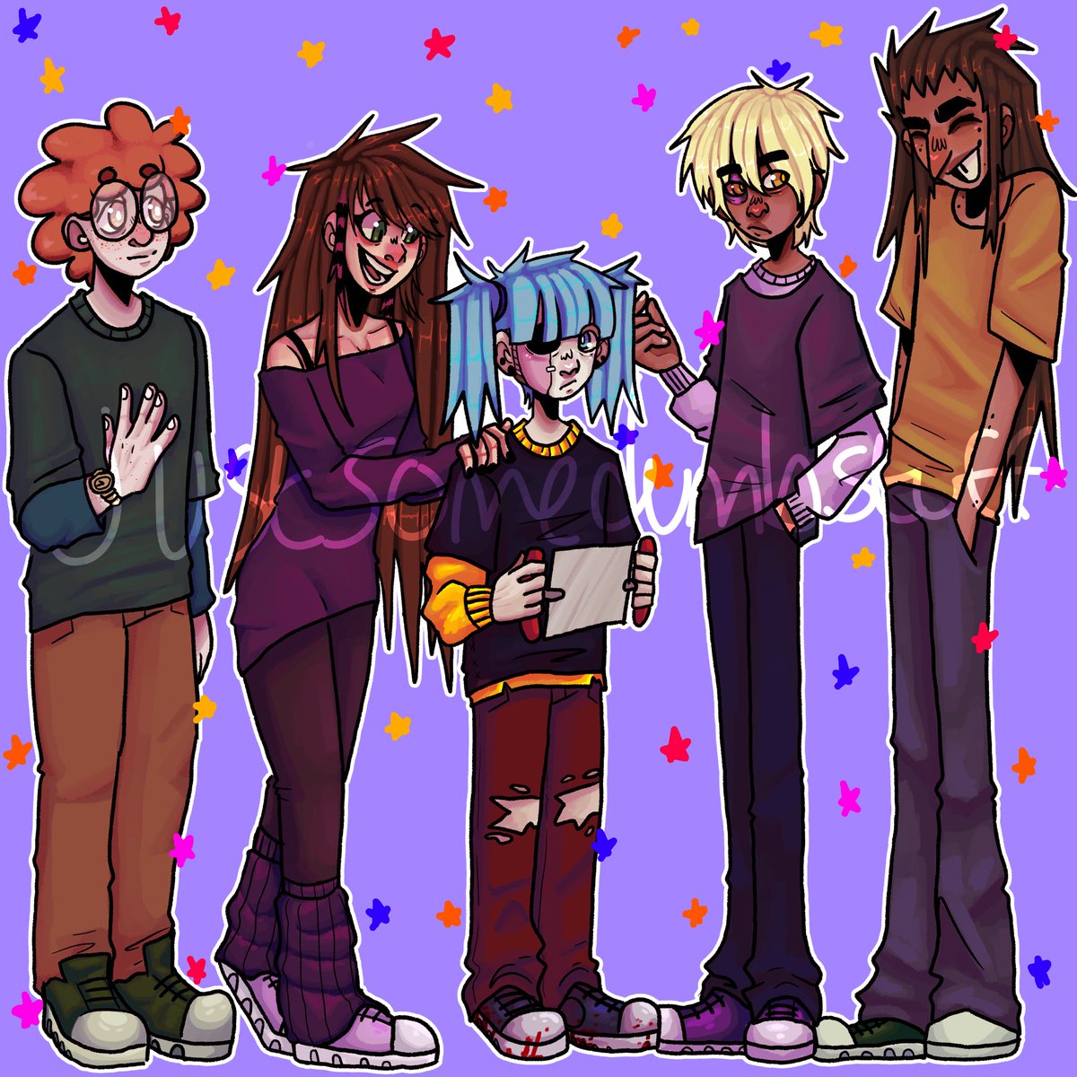 Ghosts and Ghouls! #sallyface #fanart #SallyFace #portablemoose