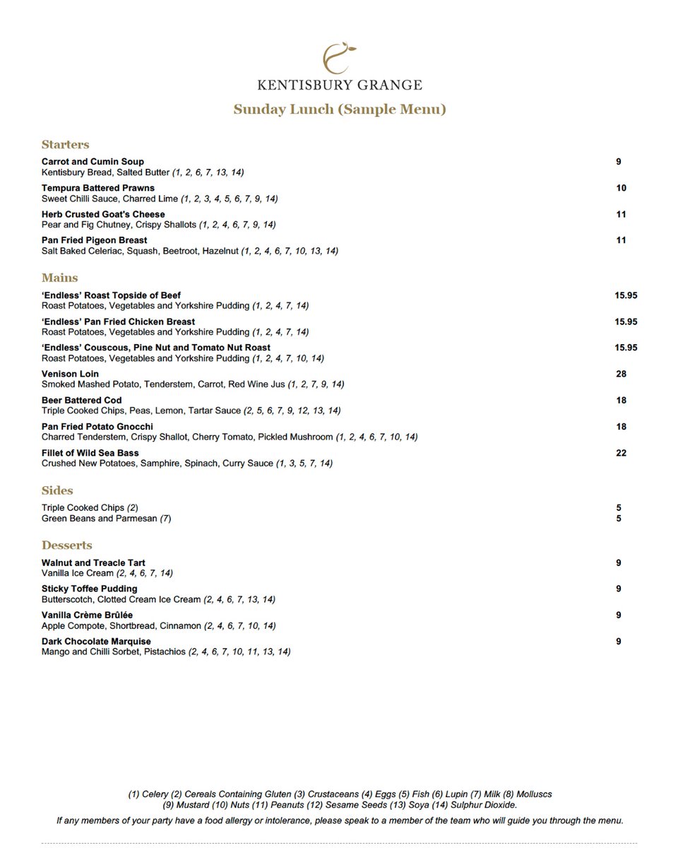 KentisburyG's tweet photo. We're back with our regular Sunday Lunch service this weekend, 12pm until 4pm.
At just Β£15.95 per person, you can enjoy endless plates of your favourite dish! https://t.co/1EVFlMUeej
#DevonBiz #Lynton #Lynmouth #Barnstaple #Braunton #Ilfracombe #Exmoor #SouthMolton #NorthDevon https://t.co/cA85s9YGxc
