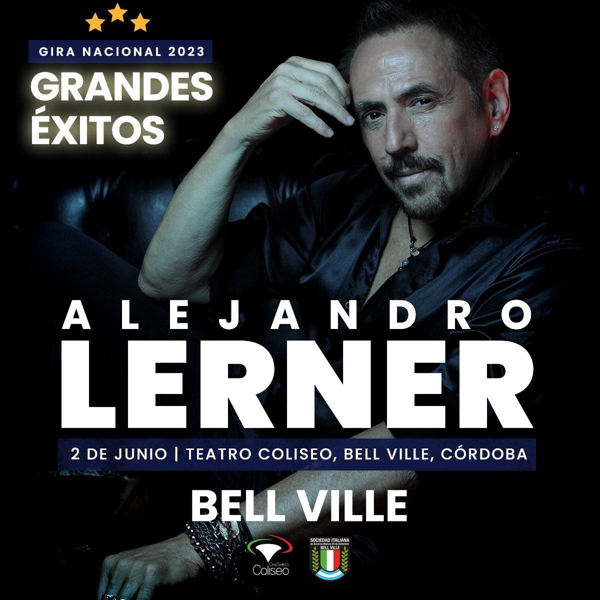 alelernerok's tweet photo. 🔥GIRA NACIONAL 🇦🇷 BEL VILLE 👈
⭐️⭐️⭐️ ALEJANDRO LERNER - GRANDES ÉXITOS 

📌2 de Junio 
📍Teatro Teatro Coliseo • Bel Ville • Córdoba 

🟪 Reservá ahora tu lugar 👇
https://t.co/5Pb3BQhk3E

Los espero a todos! 💜💜 https://t.co/H2QAH6fAR5
