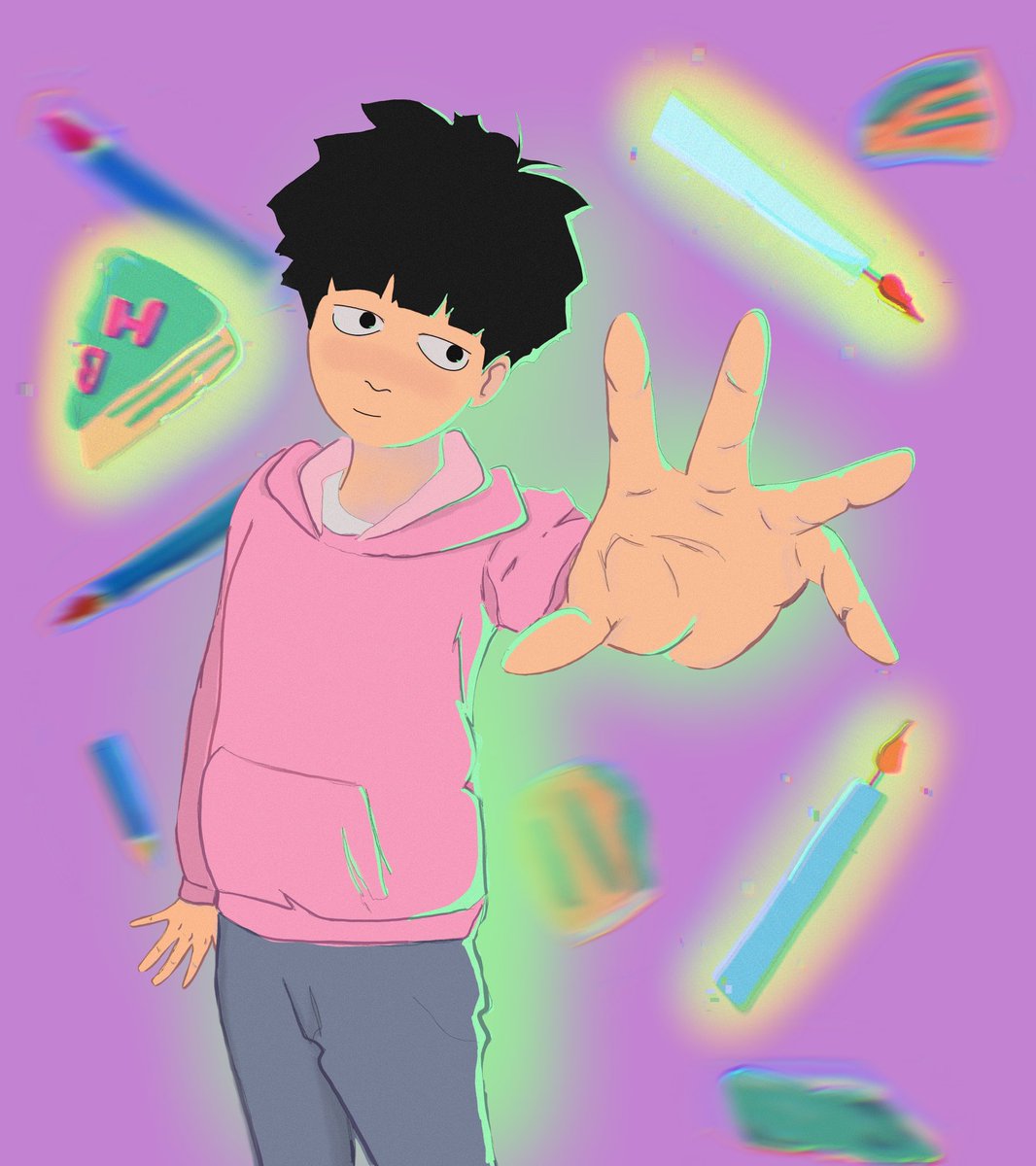silksiobhan's tweet photo. Mob you gotta blow OUT the candles, not blow UP !! #mobday #mobpsycho100 https://t.co/yDli0zaxLE