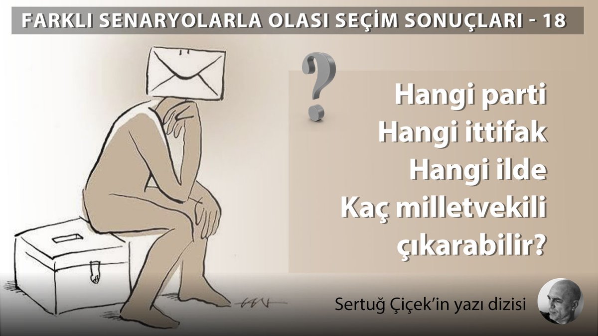 T24_com_tr's tweet photo. ✍🏻 Sertuğ Çiçek yazdı:

📌Seçim Simülasyonu: Son oy oranlarıyla Türkiye geneli ve il il olası milletvekili dağılımları
https://t.co/qrxqc73re2 https://t.co/knewbiVReq