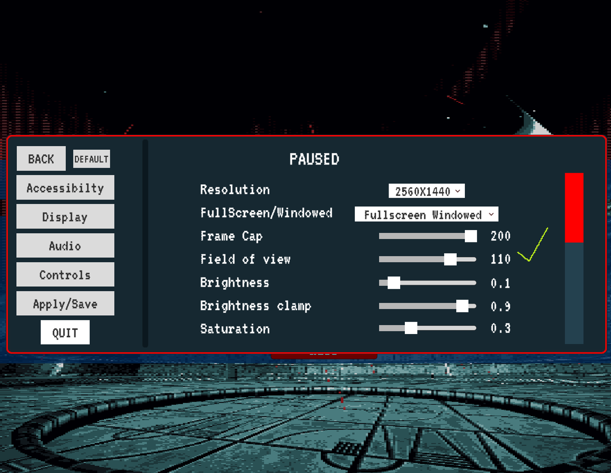 FOVthetics's tweet photo. Hellscreen DOES let you change the FOV. https://t.co/Ox5xnpxb9s