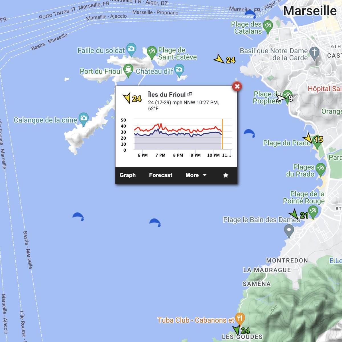 iKitesurf is growing! Our new stations in Marseille, France: Looking GOOD. 📷 wx.ikitesurf.com/windlist/marse…