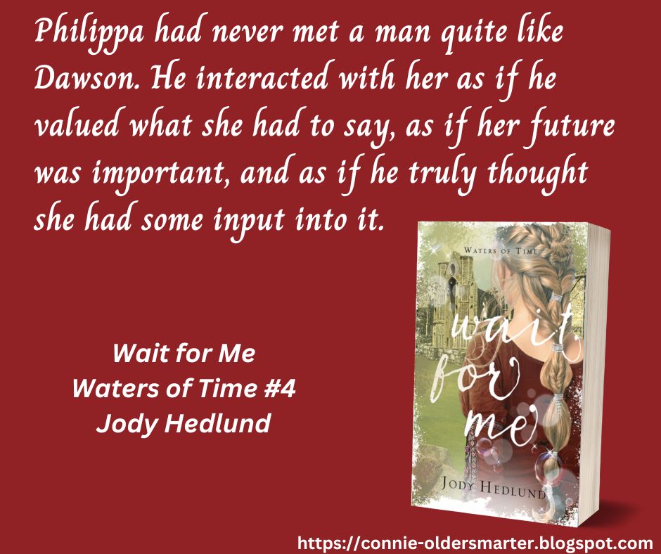 NOW available in ebook, paperback, Kindle Unlimited, and audiobook! ow.ly/EHSp50OjhHB
#waitforme #timetravelromance #sweetromance @JodyHedlund #watersoftime #philippaanddawson #jodyhedlund