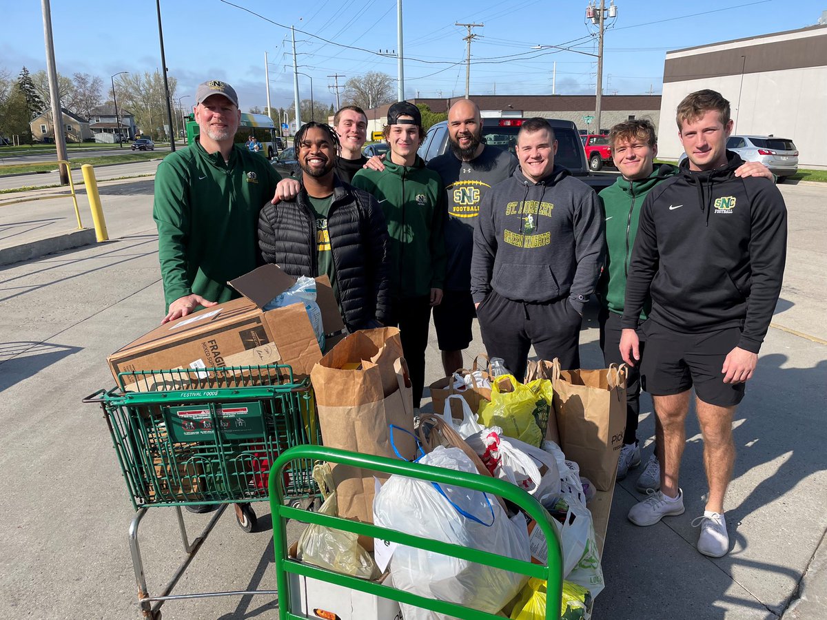 Coach McCarty (@coachdanmccarty) on Twitter photo A huge thank you to all that donated items to our food drive to benefit <a href="/PaulsPantry/">Paul's Pantry</a> Special thanks to <a href="/SNCfootball/">St. Norbert Football</a> players 4 collecting & delivering the donated items. Pantry= huge resource for the less than fortunate in our community. Consider donating 2 help this great cause!! A huge thank you to all that donated items to our food drive to benefit <a href="/PaulsPantry/">Paul's Pantry</a> Special thanks to <a href="/SNCfootball/">St. Norbert Football</a> players 4 collecting & delivering the donated items. Pantry= huge resource for the less than fortunate in our community. Consider donating 2 help this great cause!!