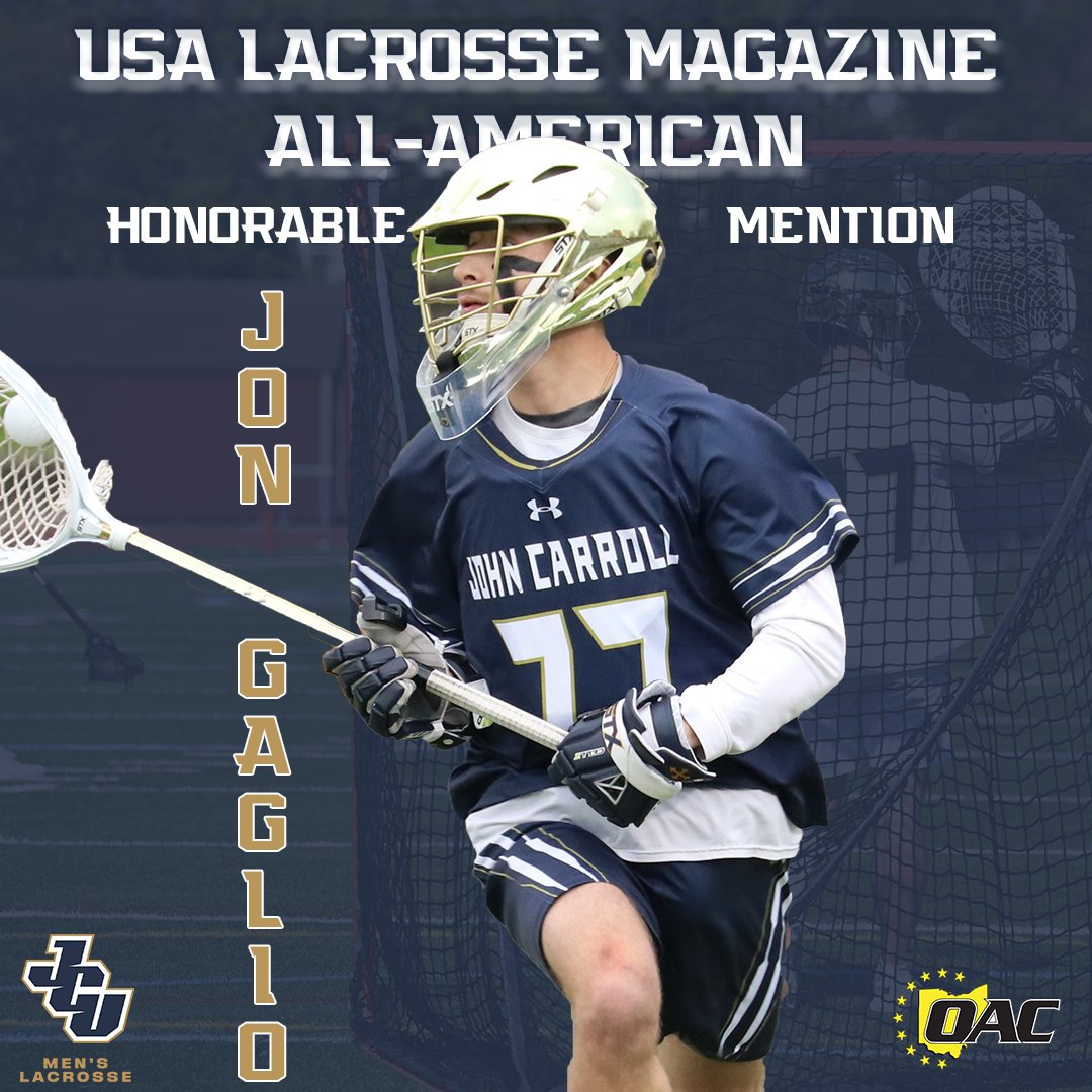 MLAX: Jon Gaglio is an ALL-AMERICAN!

Full story on our star goalie ⤵️
📰jcusports.com/news/2023/5/11…
#StreakUp ⚡️ <a href="/JCUmlax/">JCU Men's Lacrosse</a>