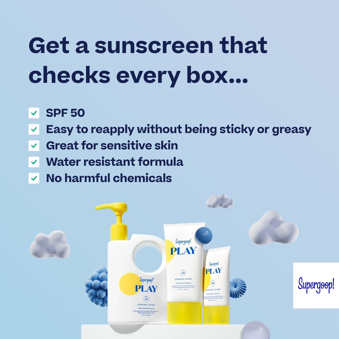 Make SPF your BFF 🧴✨

The Supergoop Summer Sale is happening now, and it's the perfect time to stock up on your skin care essentials...and score some major Drop Points! 😉
