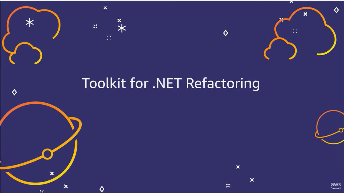 Refactor legacy .NET apps to cloud-based alternatives with less time and effort, using AWS Toolkit for .NET Refactoring. In this AWS on Air video, product manager <a href="/_sunandasaxena/">Sunanda Saxena</a> demonstrates this toolkit for Visual Studio. #dotnet #AWS 

go.aws/42QLhvf