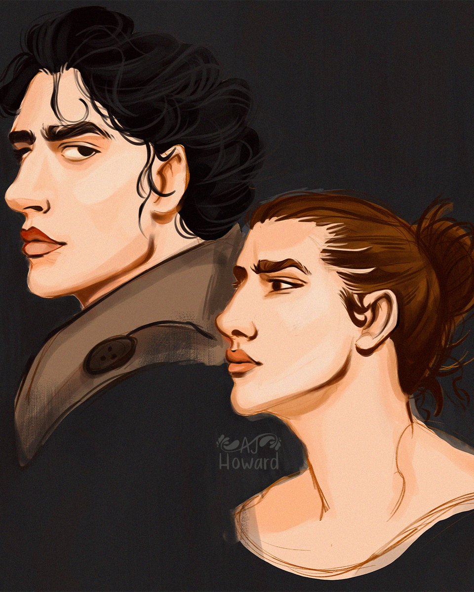 ajhowardart's tweet photo. Some male head studies. I rarely draw males mostly because I have found them hard to stylize but I think I am starting to get the hang of it! What do you have trouble with that you tend to shy away from? 

#procreate #headstudy https://t.co/teUUn0sHYo