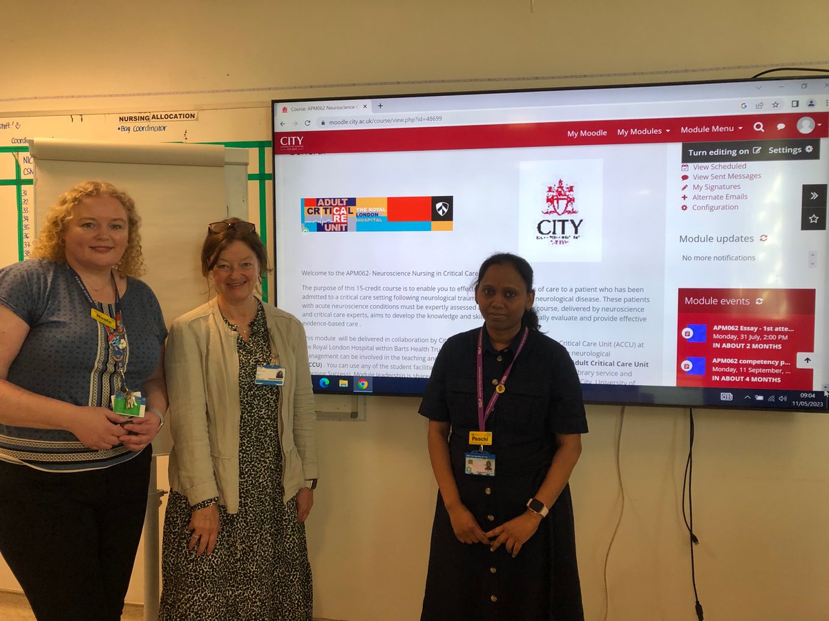 Day1 of Neuroscience Criticalcare course <a href="/teamaccu/">Team ACCU</a> <a href="/CityUniLondon/">Anna</a> Many thanks to <a href="/jm_pennington/">James Pennington</a> <a href="/CarolineVJH/">Caroline Higenbottam</a> <a href="/PeachiammalS/">Peachiammal Subramanian</a> <a href="/Nuala90111825/">Nuala</a> @RoyalLondonHosp