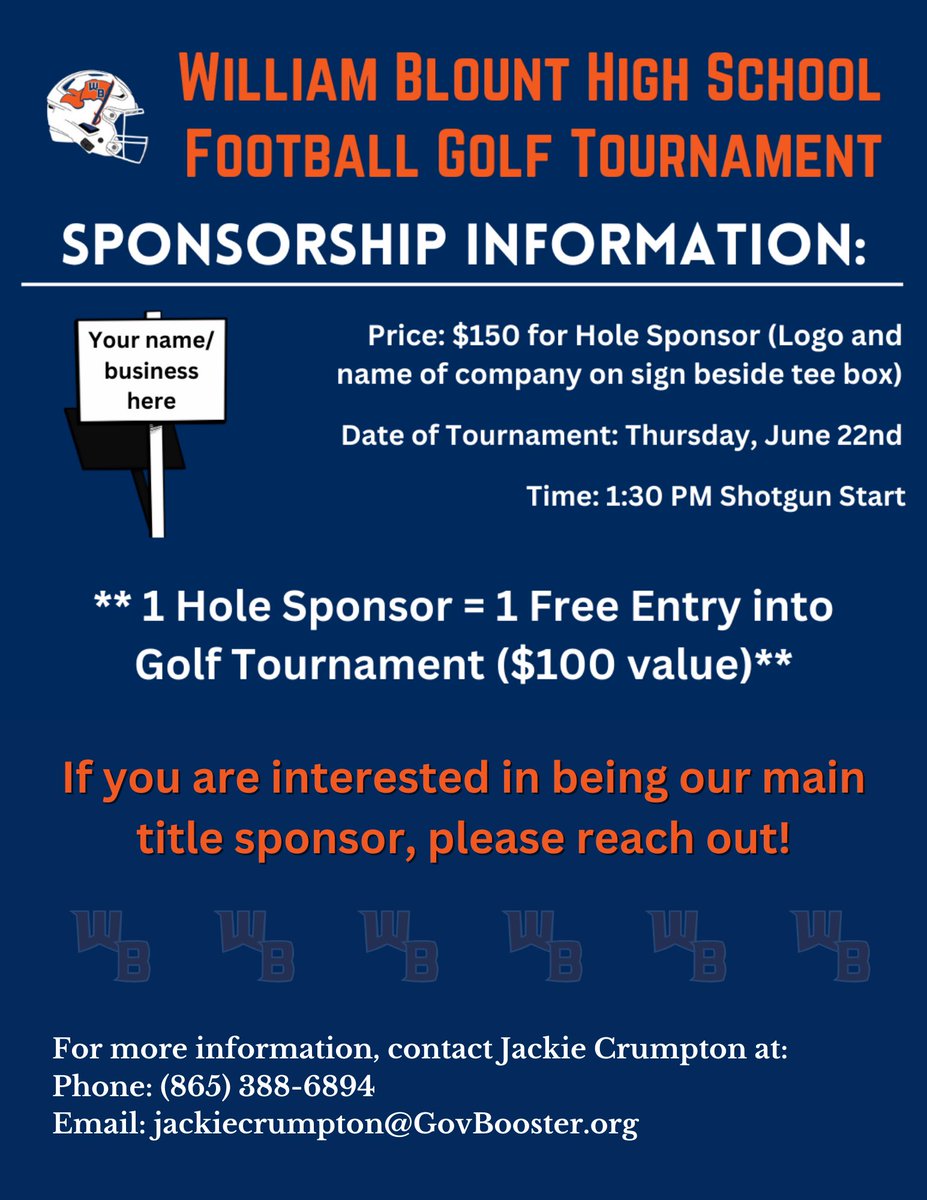 William Blount Football tweet media