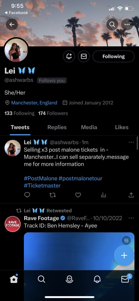 kyle80154905's tweet photo. *SCAMMER* #PostMalone #postmalonetour https://t.co/zXbU7yXEQ6