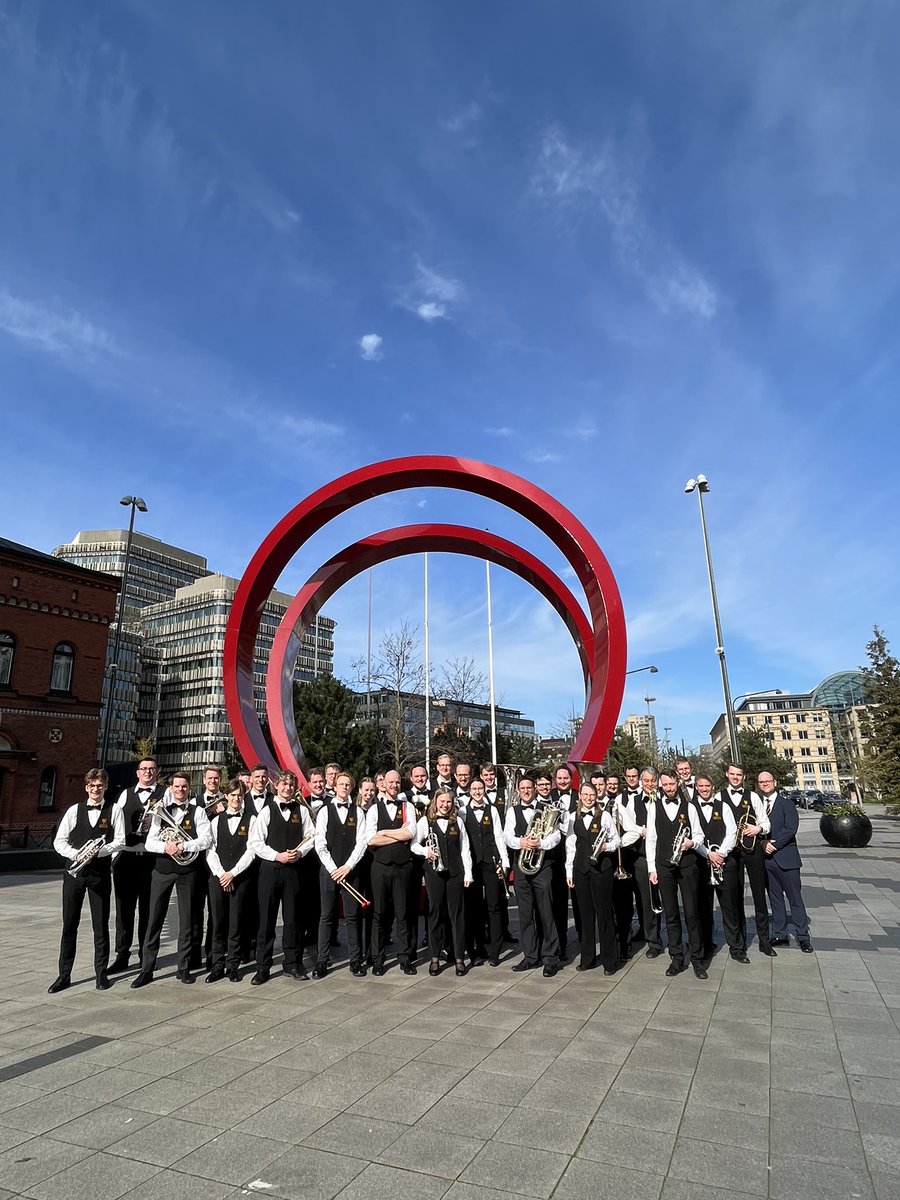 gotabrassband's tweet photo. What a fantastic euros weekend we’ve had! First time in Sweden and our best result ever! Thanks go to our outstanding conductor Michael Thomsen and @DavrosMorton for their hard work and to our great friend Kjetil Djønne for the wonderful piece! #ebbc2023 #topbanding 🇸🇪 https://t.co/IRKiBeqOX9