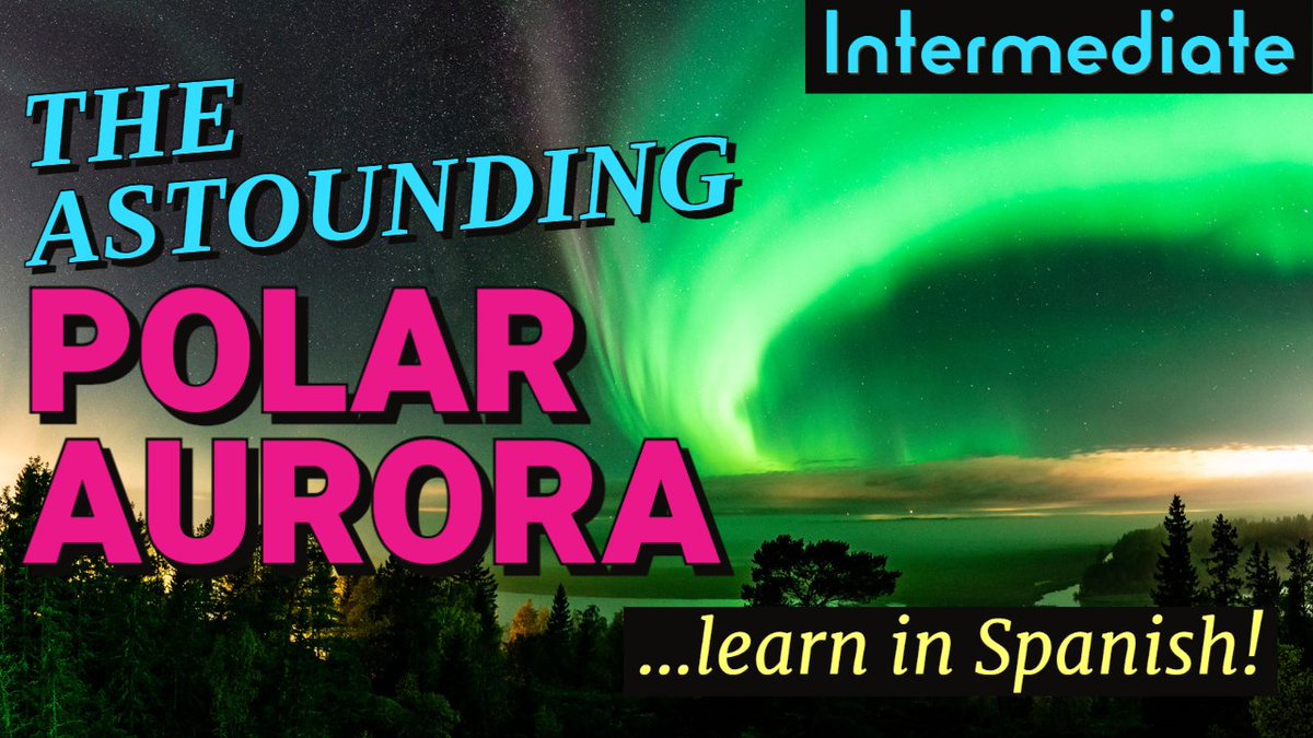 Sharpen_Spanish's tweet photo. Learn about the Polar Aurora in Spanish comprehensible input!

https://t.co/VUGsSojgAg

#Spanish #learnspanish #spanishstories #comprehensibleinput #spanishimmersion #languagelearning #polyglots #spanishlessons #spanishlanguage #spanishlearner #spanishcomprehensibleinput https://t.co/zJ4CI8vwAz