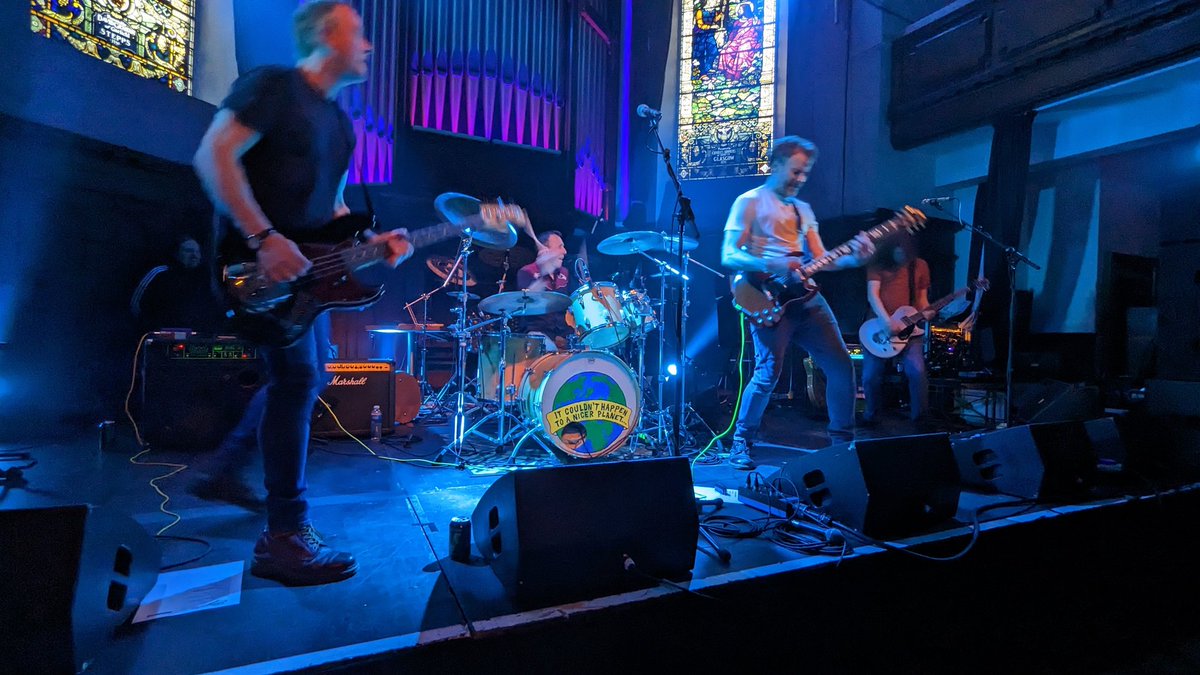 moo67's tweet photo. Saw @kingmaker4ad often back in the early 90s. Nice to see them back in Glasgow tonight at St Luke's. https://t.co/K3MtKZifJJ
