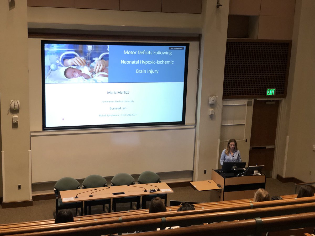 Maria Marlicz, our amazing visiting student in the lab did a great job presenting her work today at the UVA visiting student symposium. Excited to keep pushing our science forward together next year! ⁦<a href="/UVaNICU/">UVA NICU</a>⁩