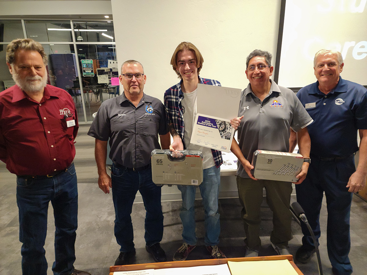Last night, students from every JTED Automotive Program were honored at the 60th Annual Student Awards Banquet hosted by Automotive Professionals and <a href="/JimClickAuto/">Jim Click Automotive</a> Congratulations to the winners!
For all the pictures, please visit our Facebook page.
