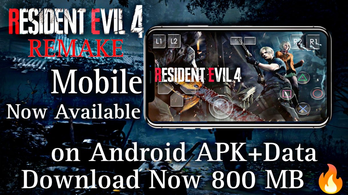 SanjayX60's tweet photo. Resident Evil 4 Remake Mobile Highly Compressed Download Now in Android 👉 https://t.co/GnTcoveePO
#gaming #ZombieGames #ResidentEvil4Remake #youtubegaming  #Androidgames #gamer https://t.co/AiYDqgFWum