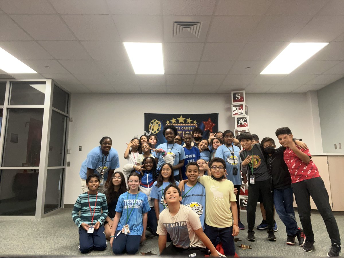 coach_kidd's tweet photo. Student Council end of the year party. These little leaders have worked hard all your for the school community. So proud of their hard work and dedication to improving their campus. 
#usedeservesit #stephenselementary #lovewhatyoudo https://t.co/UZzLXK5GKC