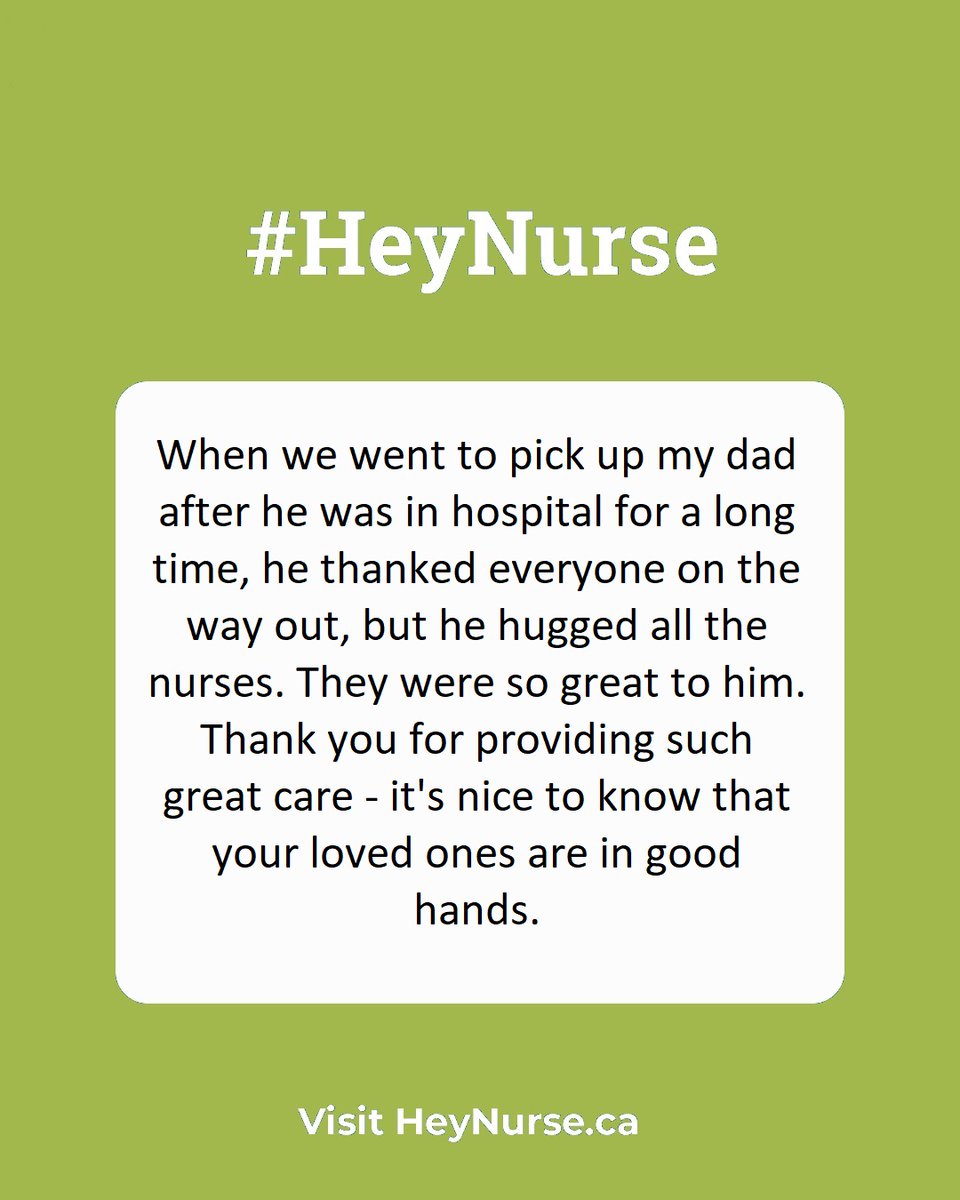 nnp_bc's tweet photo. #HeyNurses “Thank you for providing such great care – it’s nice to know that your loved ones are in good hands.” Thank you for your kind words and for sharing this message with us during #NationalNursingWeek! #HeyNurse https://t.co/3JS57T1jV5 https://t.co/t4hirFt72B
