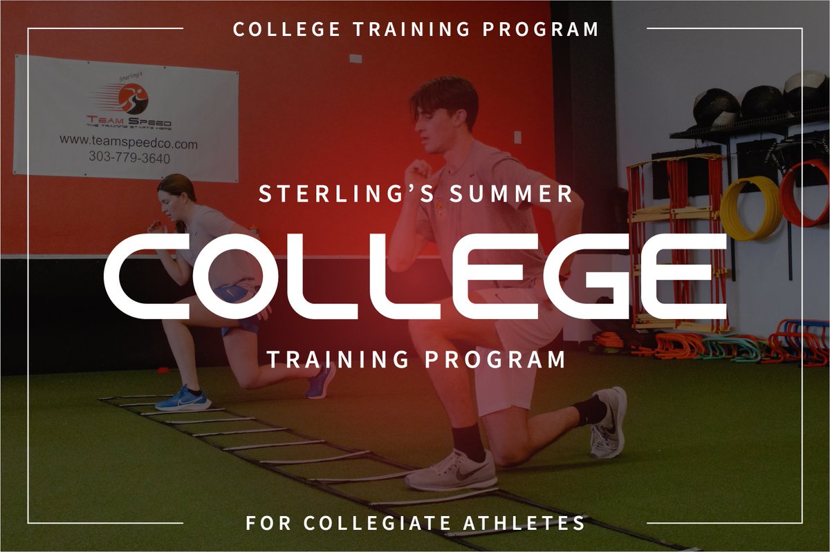 TeamSpeedCO's tweet photo. Collegian Athletes!! Session I of our Summer College Training Program starts this coming MONDAY, MAY 15!! This is your last chance to register to train with Coaches Sterling &amp; Matt to prep for your fall season!
Register Now Here! https://t.co/8FxPGkrhAu https://t.co/ktde97Vu7s