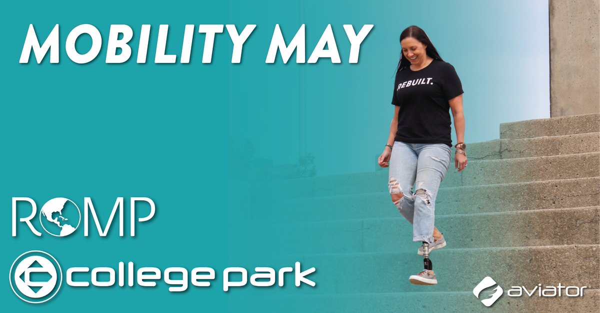 Mobility May with #ROMPGlobal is in full swing! This free campaign encourages physical activity to help provide high quality prosthetic care in underserved parts of the world. 

How it works: rompglobal.org/campaigns-even…

Join our team: charity.pledgeit.org/t/EJDK7YYIHT

#Prosthetics #Amputee