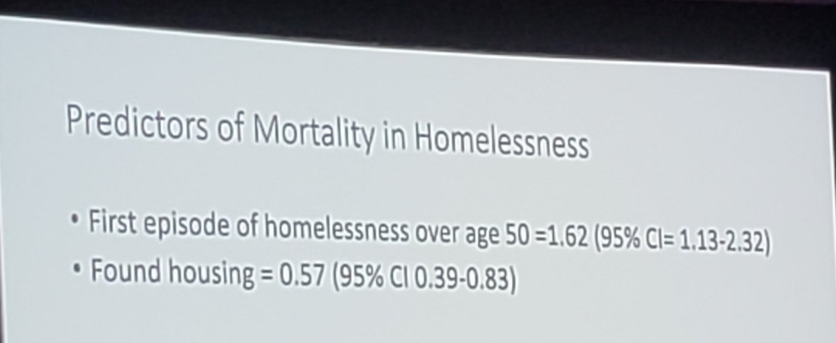 Housing reduces mortality in older adults experiencing homelessness! -HOPE HOME study 2022 JAMA #HousingisHealthcare #SGIM23 #AGS23
