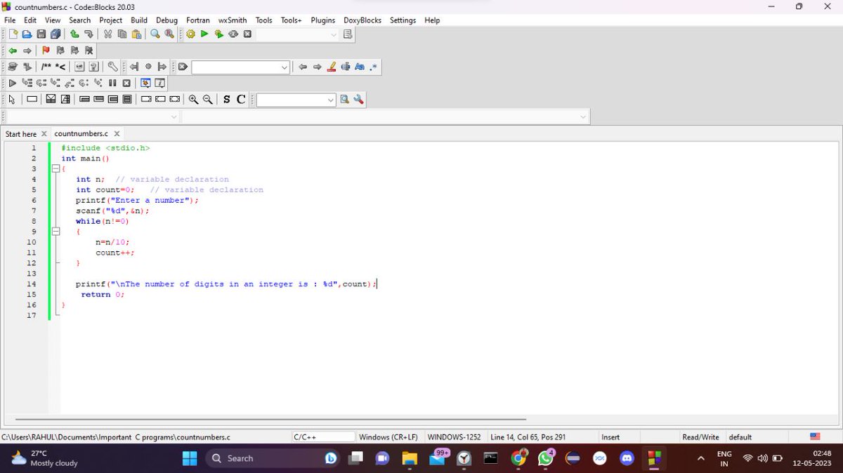 Rahulswr's tweet photo. #100DaysOfCode 37/100
#Java
#DPSC
#CLanguage
#programming https://t.co/t8YlyLjgRU
