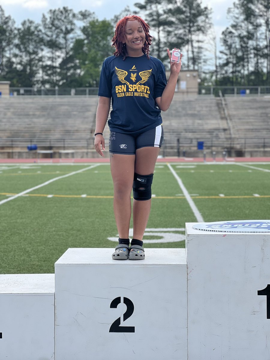5A State Championship
Nyla Wilson came in 2nd place for discus. She is ending her high school career with a PR of 133.2.💛💙Congratulations Nyla! We’re so proud of you🎉 <a href="/ELHS_HCS/">Eagle's Landing HS</a>