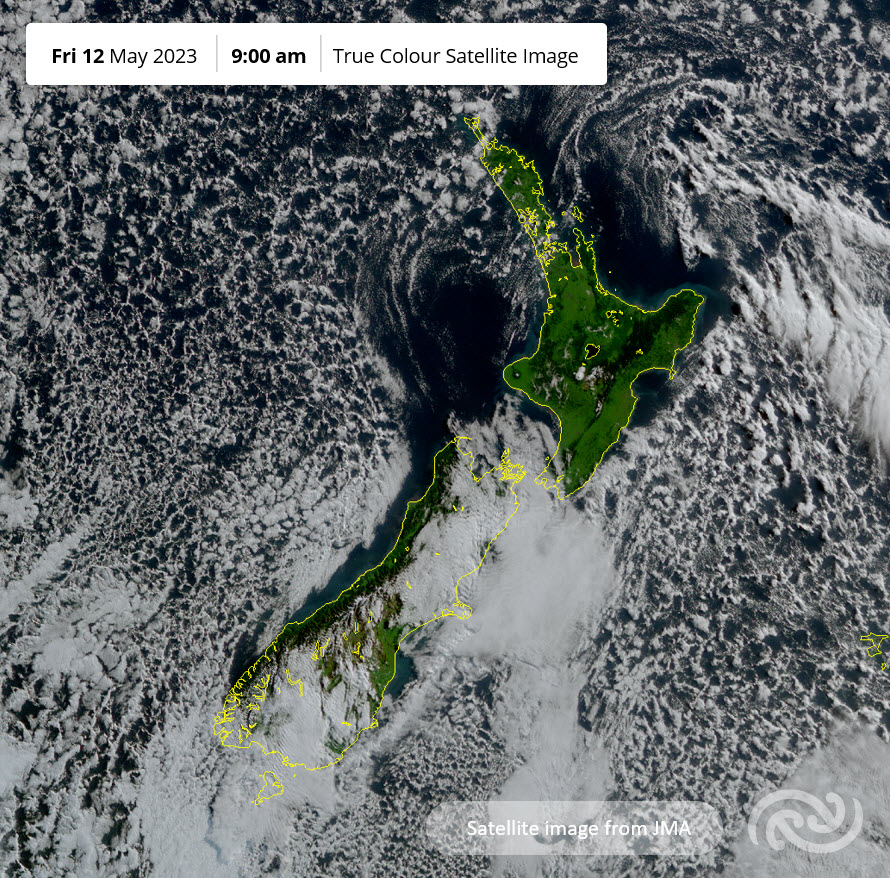 MetService on Twitter "A SW flow covers NZ, bringing fine weather to most places. Note there's