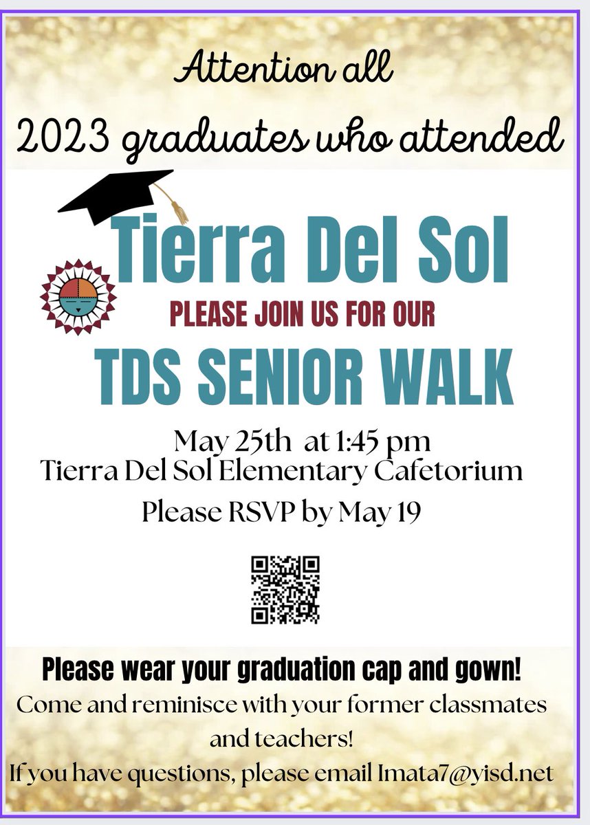 Please help us promote! <a href="/TierraDelSol_ES/">Monica Triplett</a> @Jones_YISD
