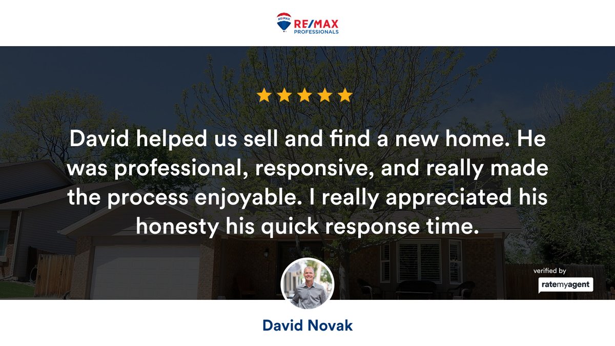 DNDproperties's tweet photo. My latest RateMyAgent review in Columbine.

https://t.co/asJ5220Lfs

...
#ratemyagent #realestate #REMAX_Professionals__Highlands_Ranch https://t.co/5CDvFCPZjl