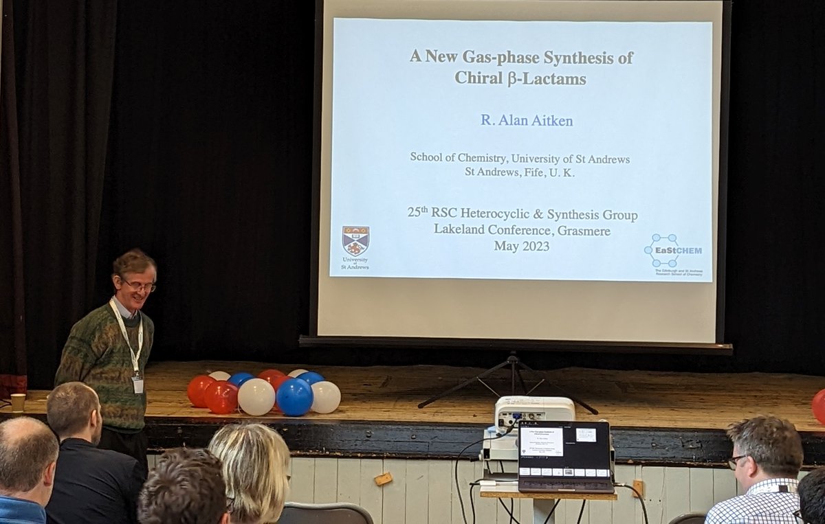fmat347's tweet photo. An outstanding talk by @thiemechemistry author Dr Alan Aitken at #grasmere25. More: https://t.co/DCpPdNjgrF https://t.co/3dKqiUiAp8