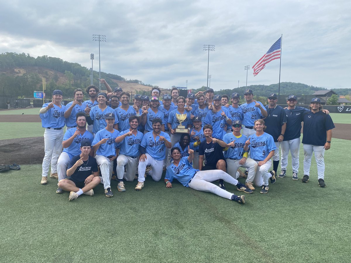Congrats to <a href="/AndrewTigersBSB/">Andrew College Baseball</a> as they are GCAA/Region 17 Champs!!
