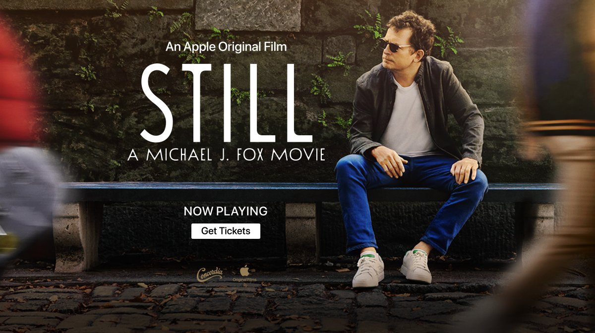Laemmle Theatres (@laemmle) on Twitter photo STILL: A Michael J. Fox Movie is βa deeply satisfying portrait of a legend.β <a href="/THR/">The Hollywood Reporter</a> - Get tickets now!
From Academy Award Winner Davis Guggenheim, Michael J. Fox shares his story in his own words.
<a href="/laemmleroyal/">Laemmle Royal</a> & <a href="/noho7/">Laemmle NoHo 7</a>
Tix ποΈ: laemmle.com/film/still-micβ¦ STILL: A Michael J. Fox Movie is βa deeply satisfying portrait of a legend.β <a href="/THR/">The Hollywood Reporter</a> - Get tickets now!
From Academy Award Winner Davis Guggenheim, Michael J. Fox shares his story in his own words.
<a href="/laemmleroyal/">Laemmle Royal</a> & <a href="/noho7/">Laemmle NoHo 7</a>
Tix ποΈ: laemmle.com/film/still-micβ¦
