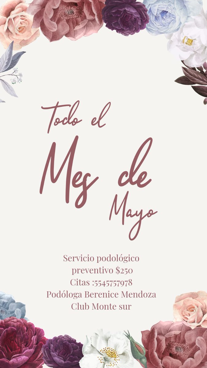 MonteSurClub's tweet photo. Si necesitas los servicios de un podólogo acude con  Berenice Mendoza, se encuentra a un costado del Salón de Usos Múltiples aquí en Monte Sur. 
Puedes agendar una cita a su número de contacto: 554575 -7978

#MonteSurClub #Podologo #CuidaTuSalud #Cuidadodelpie https://t.co/EetmX1Tf79