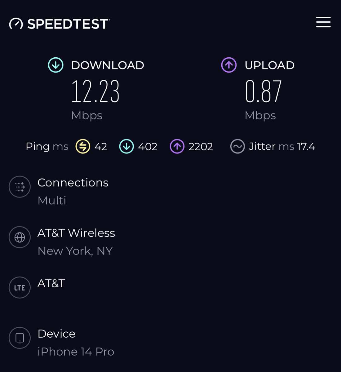 ⁦<a href="/ATTHelp/">AT&T Help</a>⁩ ⁦<a href="/ATT/">AT&T</a>⁩ So about that data issue I have been reporting for months is still not fixed. Went entering downtown Swedesboro NJ 08085, all data comes to a halt. Streaming music stops. Please send tech to area to resolve.