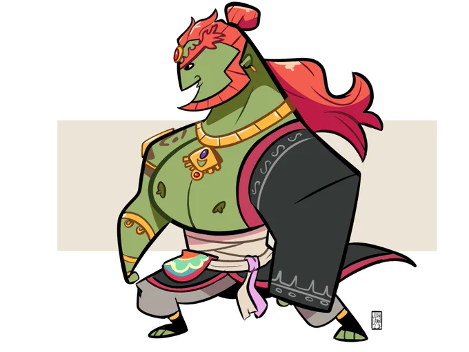 oh shit oh fuck IT'S THE DEMON KING GANONDORF RUN!!! #Zelda #TearsOfTheKingdom