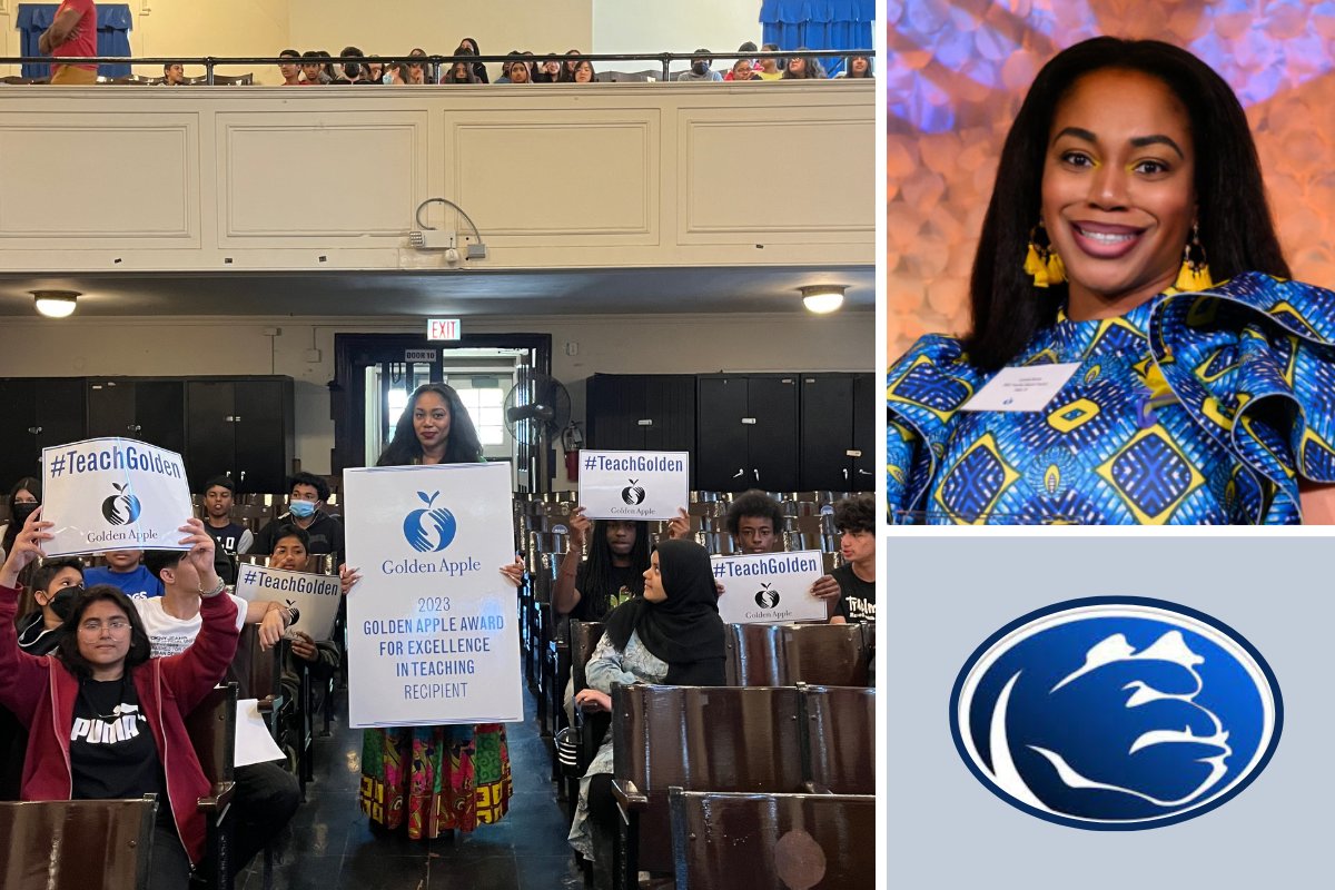 Teach_Golden's tweet image. Surprise!! Latavia Hinton of Daniel Boone Elementary School is a 2023 Golden Apple Award for Excellence in Teaching recipient! 

#TeachGolden #ThankATeacher #TeacherAppreciationWeek